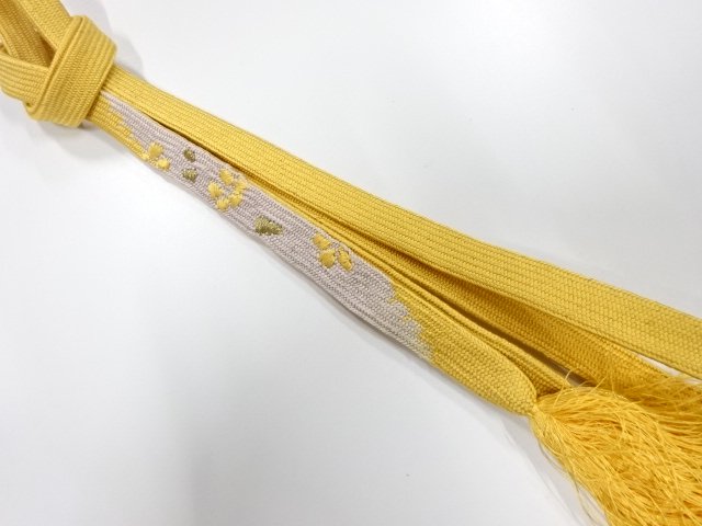 JAPANESE KIMONO / HAND-TIED OBIJIME
